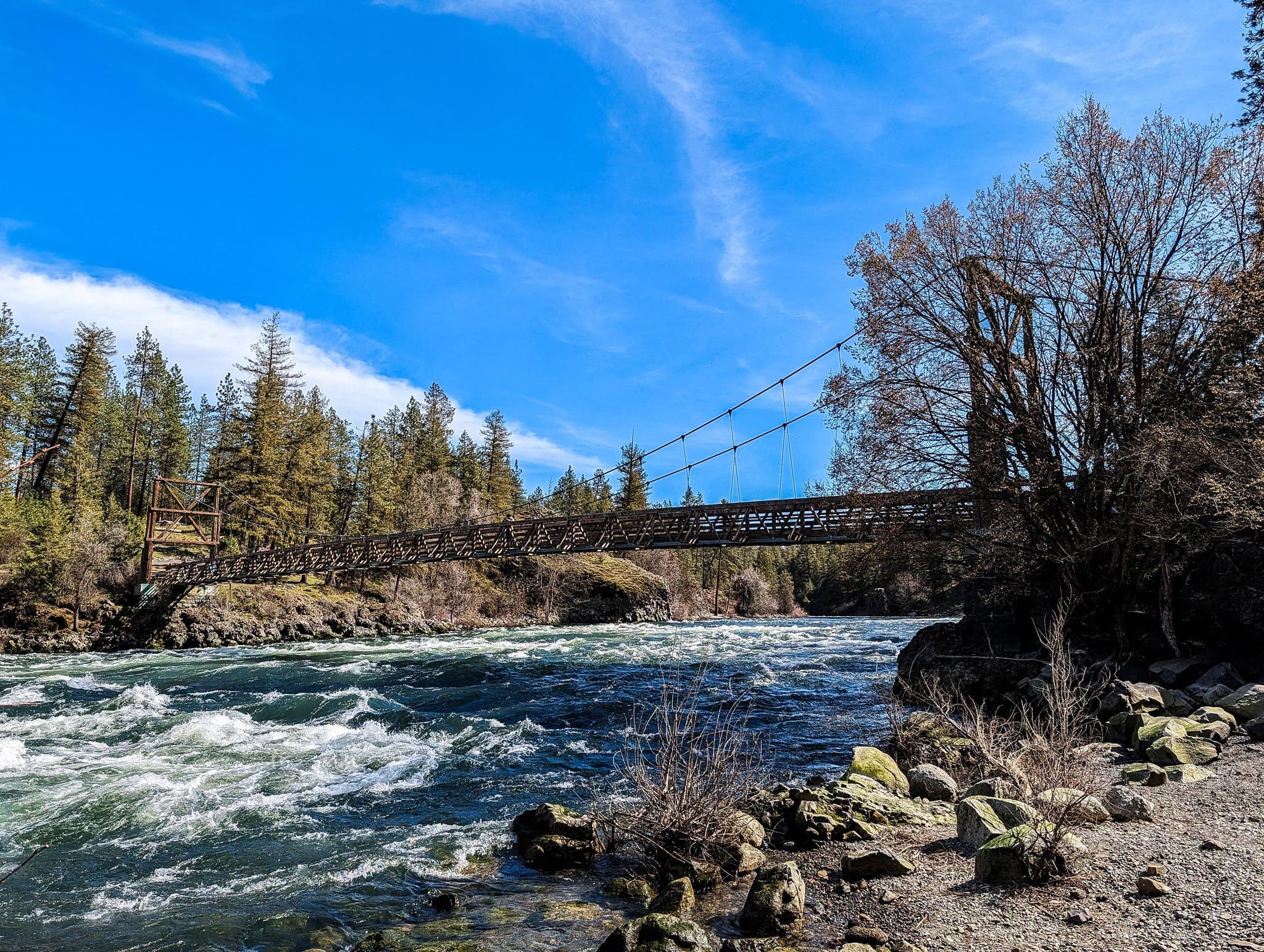 Spokane River hiking trail